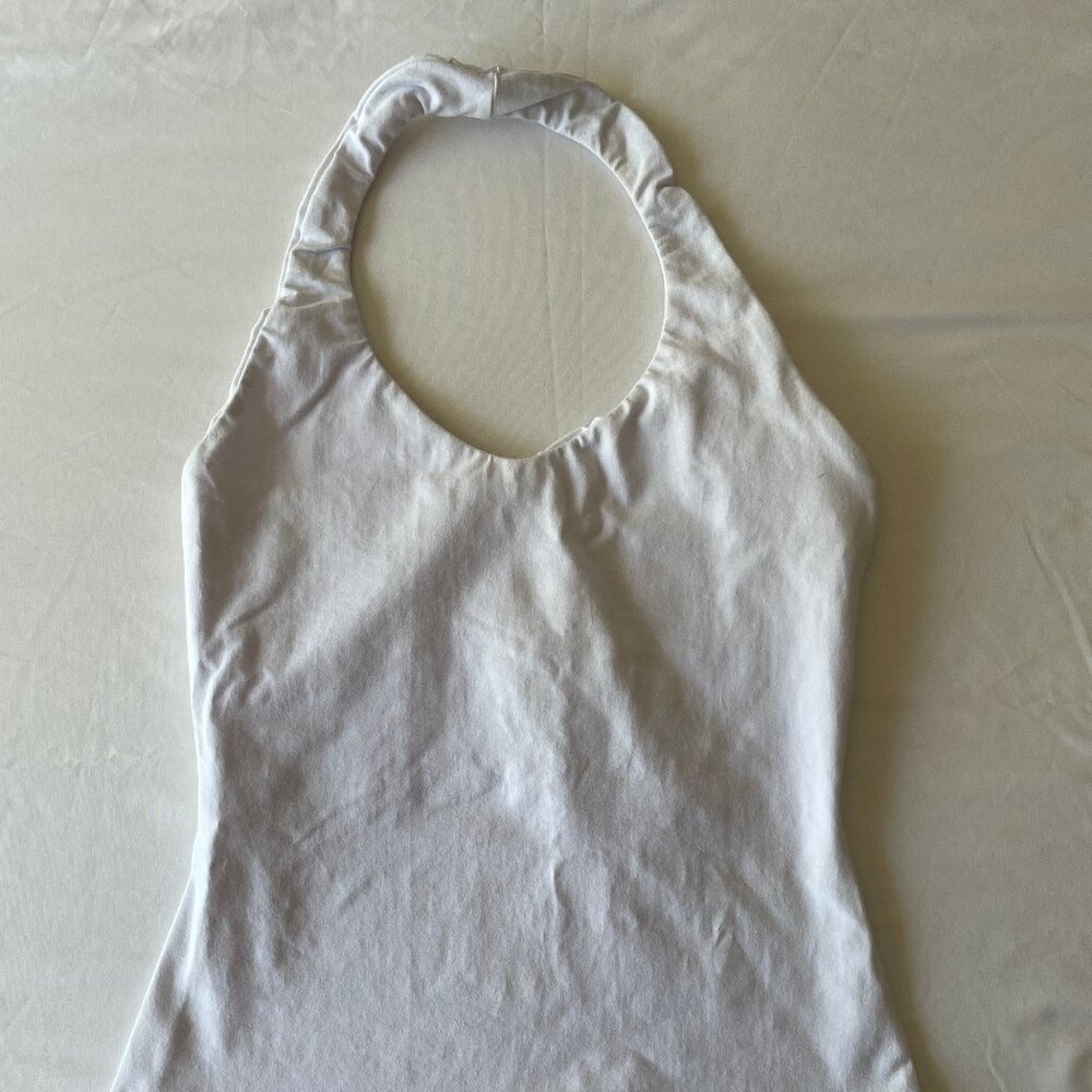 Manners London S summer white halter built-in bra